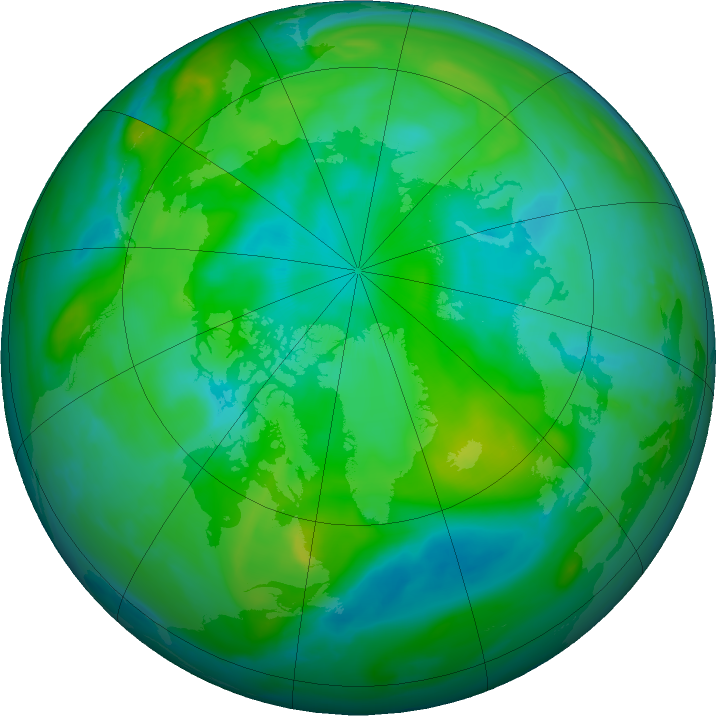 Arctic ozone map for 10 September 2024